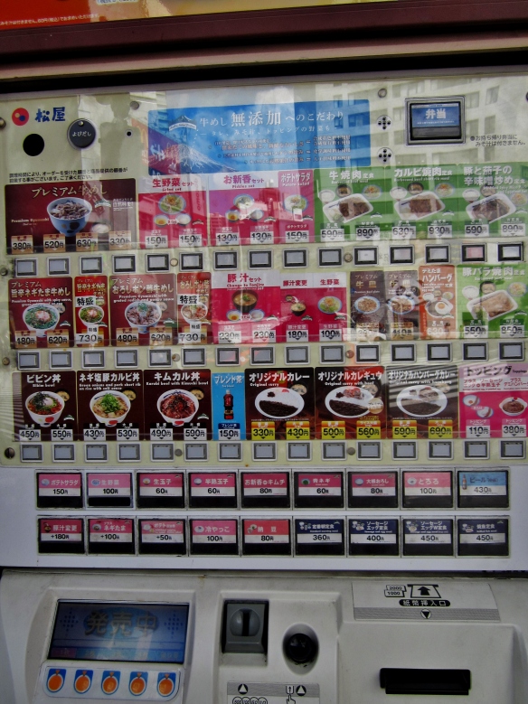 Food vending machine so popular here.