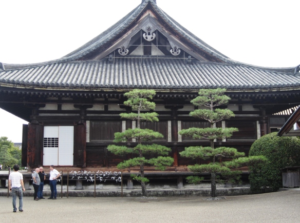 The wooden hall of Sanjusangendo Temple.
